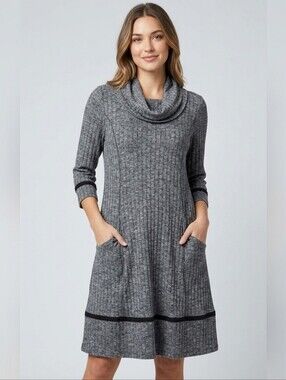 Gray Midi Dress